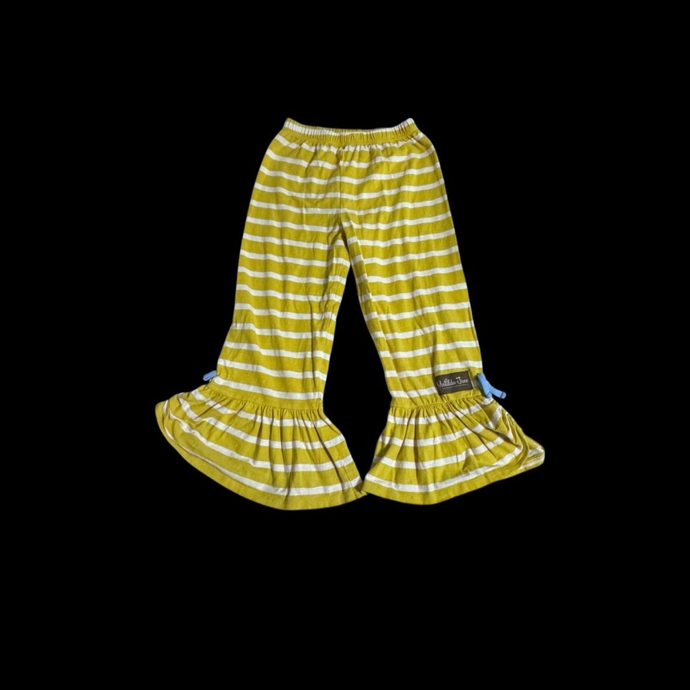 Matilda Jane Yellow and White Striped Skirt